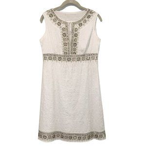 Miss Selfridge White Summer Dress M